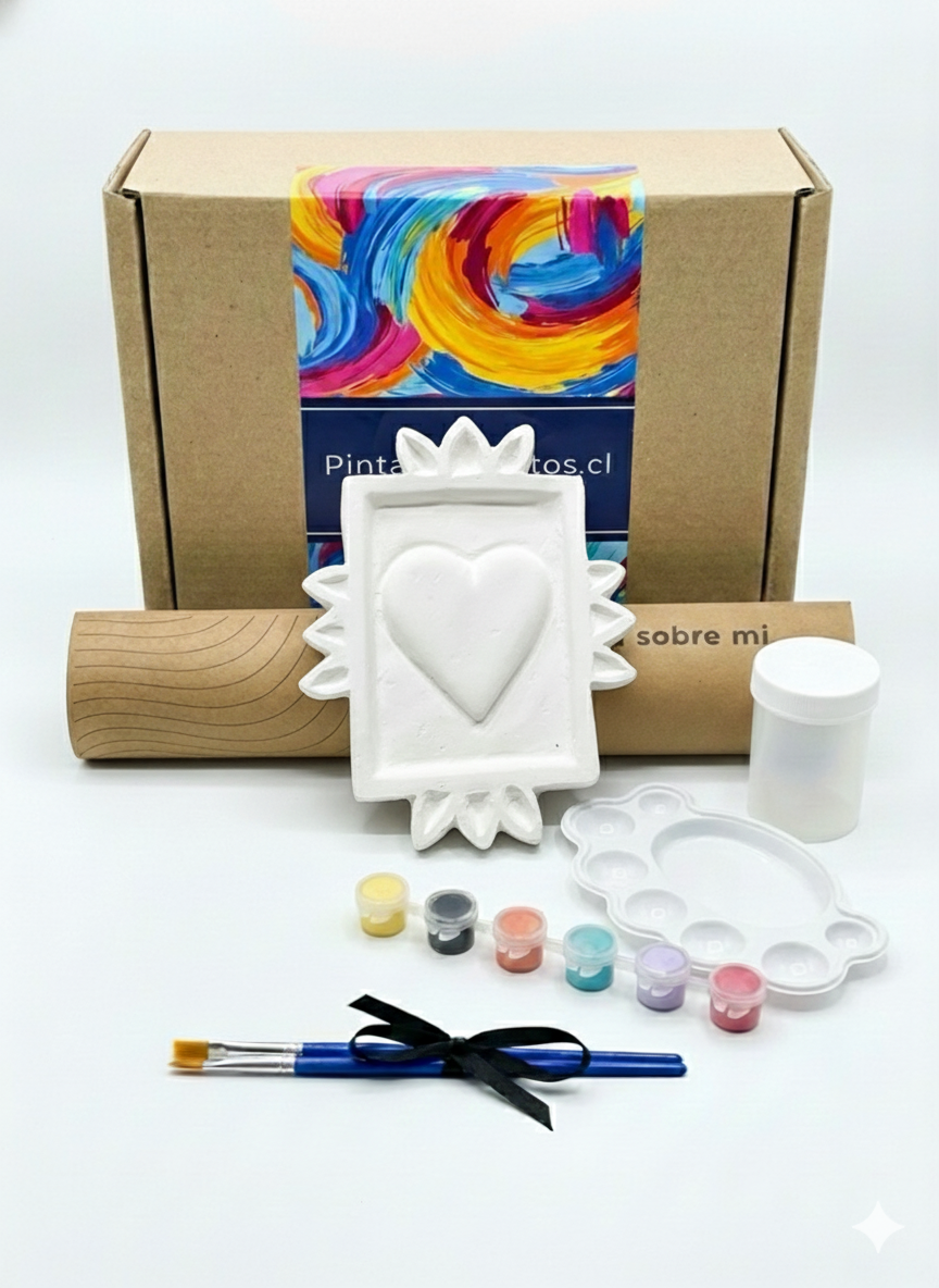 Kit de Pintura "Escultura y Decoración" | Edición Corazon de Yeso