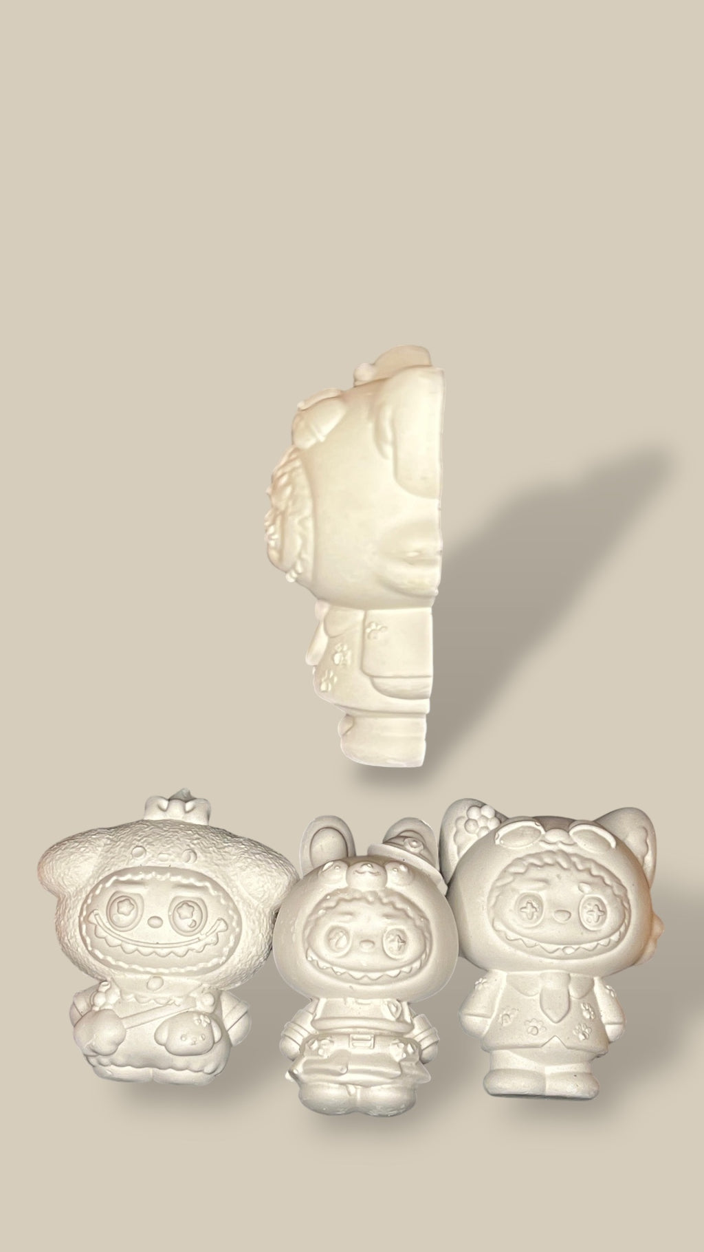 Kit de Pintura "Escultura y Decoración" | Edición "The Monsters" (Labubu Trío)