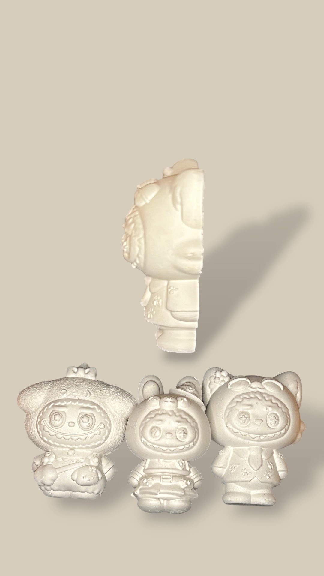 Kit de Pintura "Escultura y Decoración" | Edición "The Monsters" (Labubu Trío)